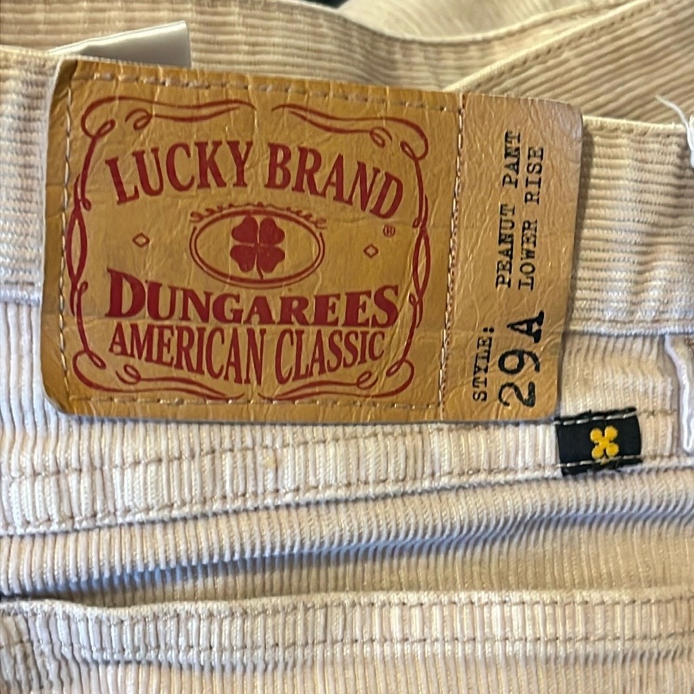 Lucky Brand Beige Corduroy Pants